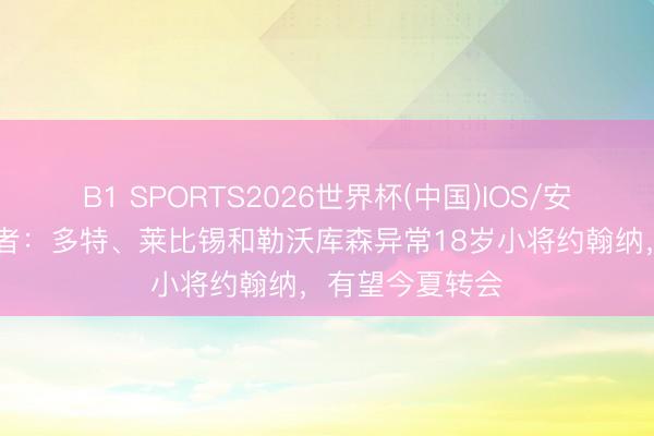 B1 SPORTS2026世界杯(中国)IOS/安卓官方下载 记者：多特、莱比锡和勒沃库森异常18岁小将约翰纳，有望今夏转会