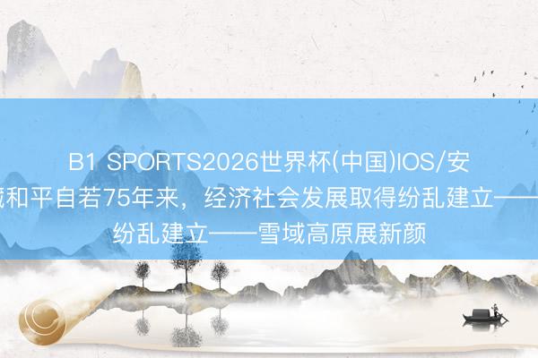 B1 SPORTS2026世界杯(中国)IOS/安卓官方下载 西藏和平自若75年来,经济社会发展取得纷乱建立——雪域高原展新颜