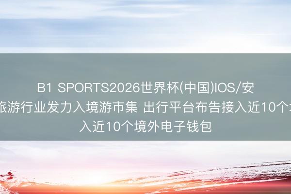 B1 SPORTS2026世界杯(中国)IOS/安卓官方下载 旅游行业发力入境游市集 出行平台布告接入近10个境外电子钱包