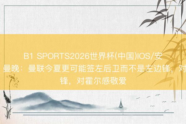 B1 SPORTS2026世界杯(中国)IOS/安卓官方下载 曼晚：曼联今夏更可能签左后卫而不是左边锋，对霍尔感敬爱